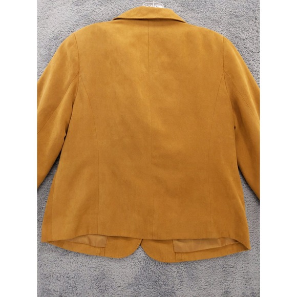 Studio Works Womens Blazer Jacket Size 10‎ Sueded Finish Horse Bit Details - Picture 5 of 7